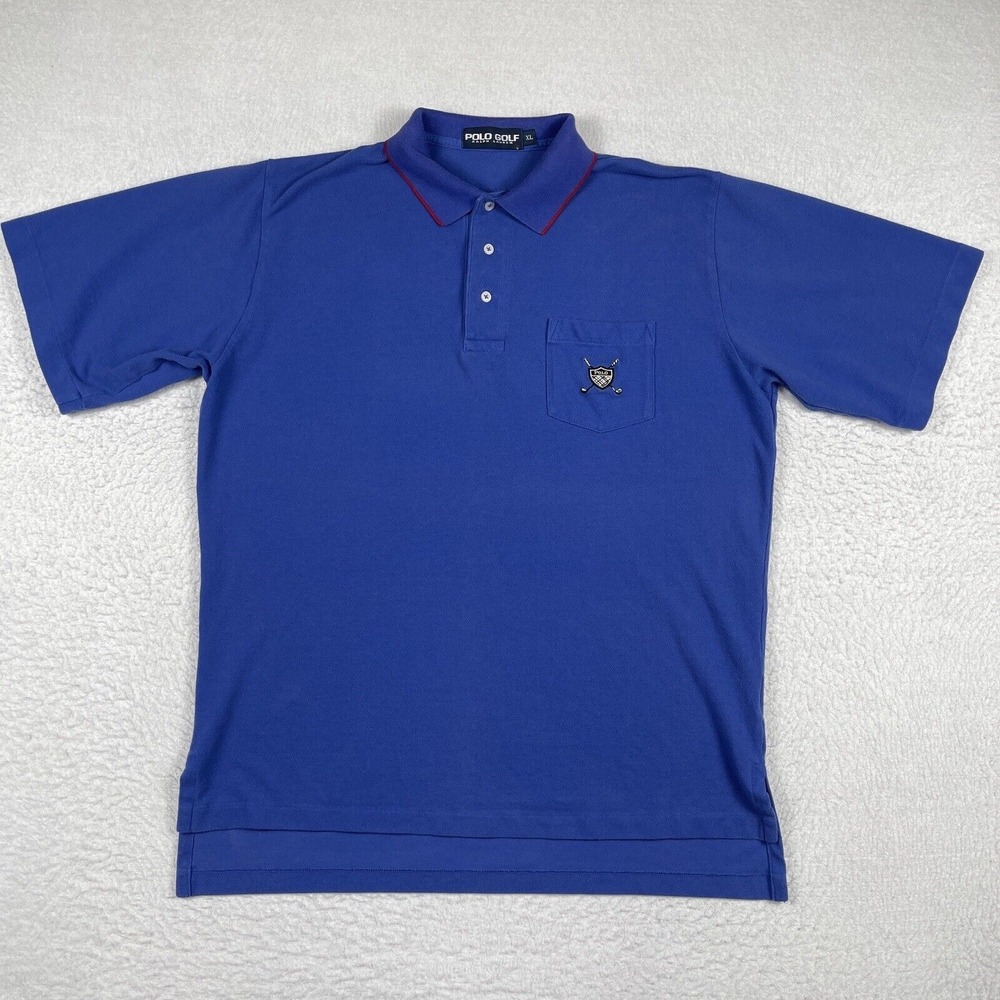 Polo Ralph Lauren Shirt Mens XL Vintage Golf Casual Preppy Workwear Travel VTG